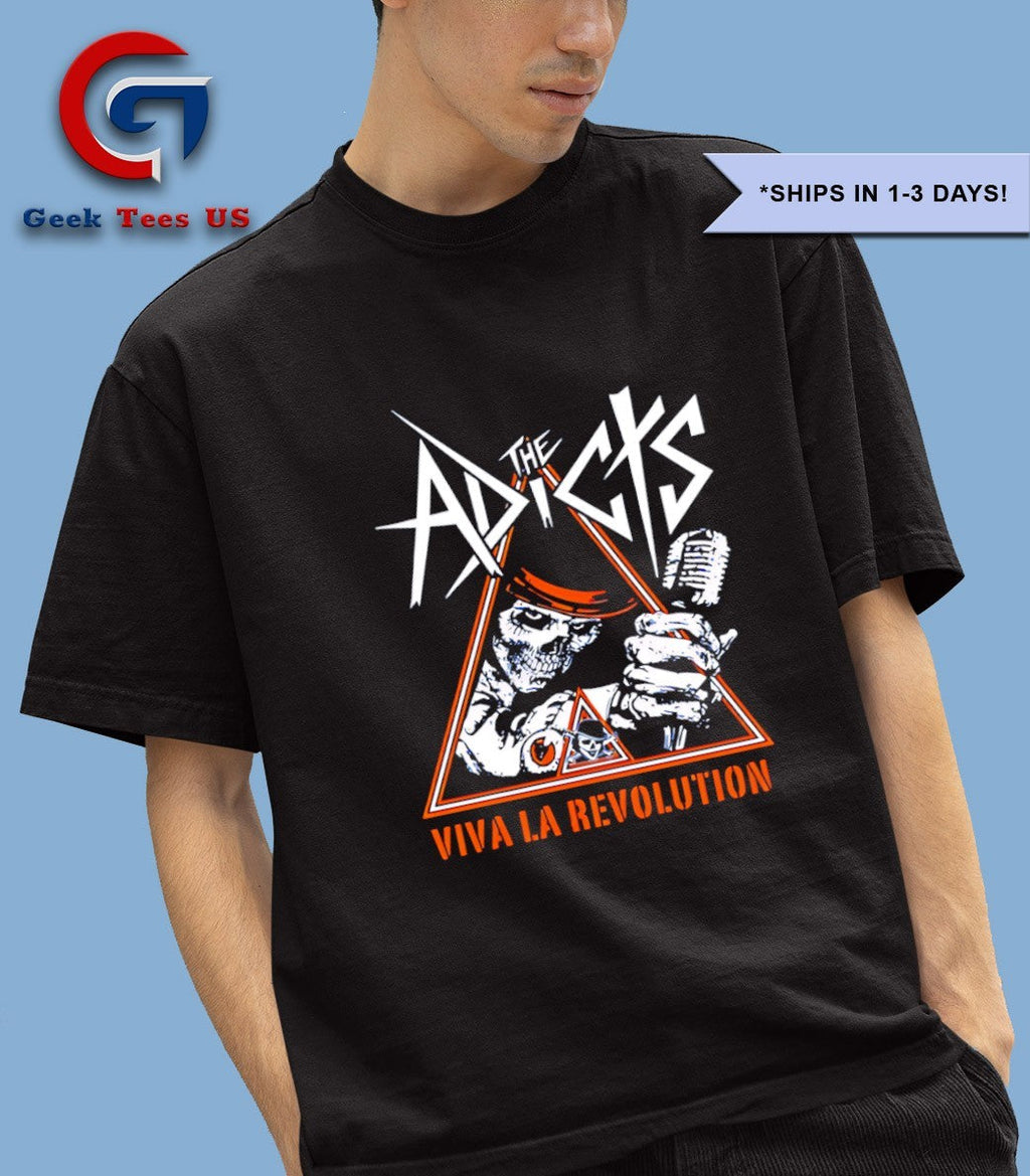The Adicts Viva La Revolution Skull shirt