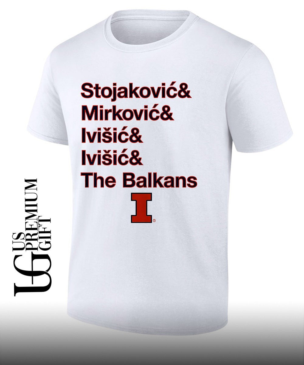 The Balkan Bloc Illinois Fighting Illini men’s basketball logo shirt