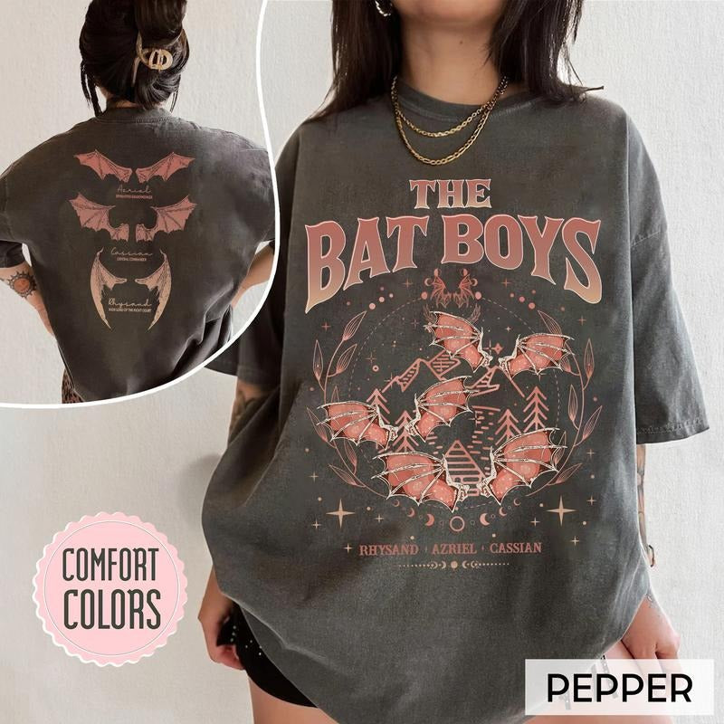 The Bat Boys Comfort Colors Shirt | ACOTAR Merch  Best Price Hoodie, Sweatshirt | HypeDripTees.com
