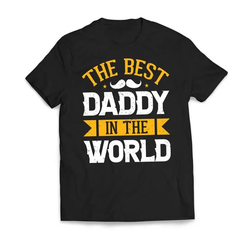 The Best DADDY In The World Father's Day Men's T-Shirt Casual Classic Hoodie, Sweatshirt | HypeDripTees.com