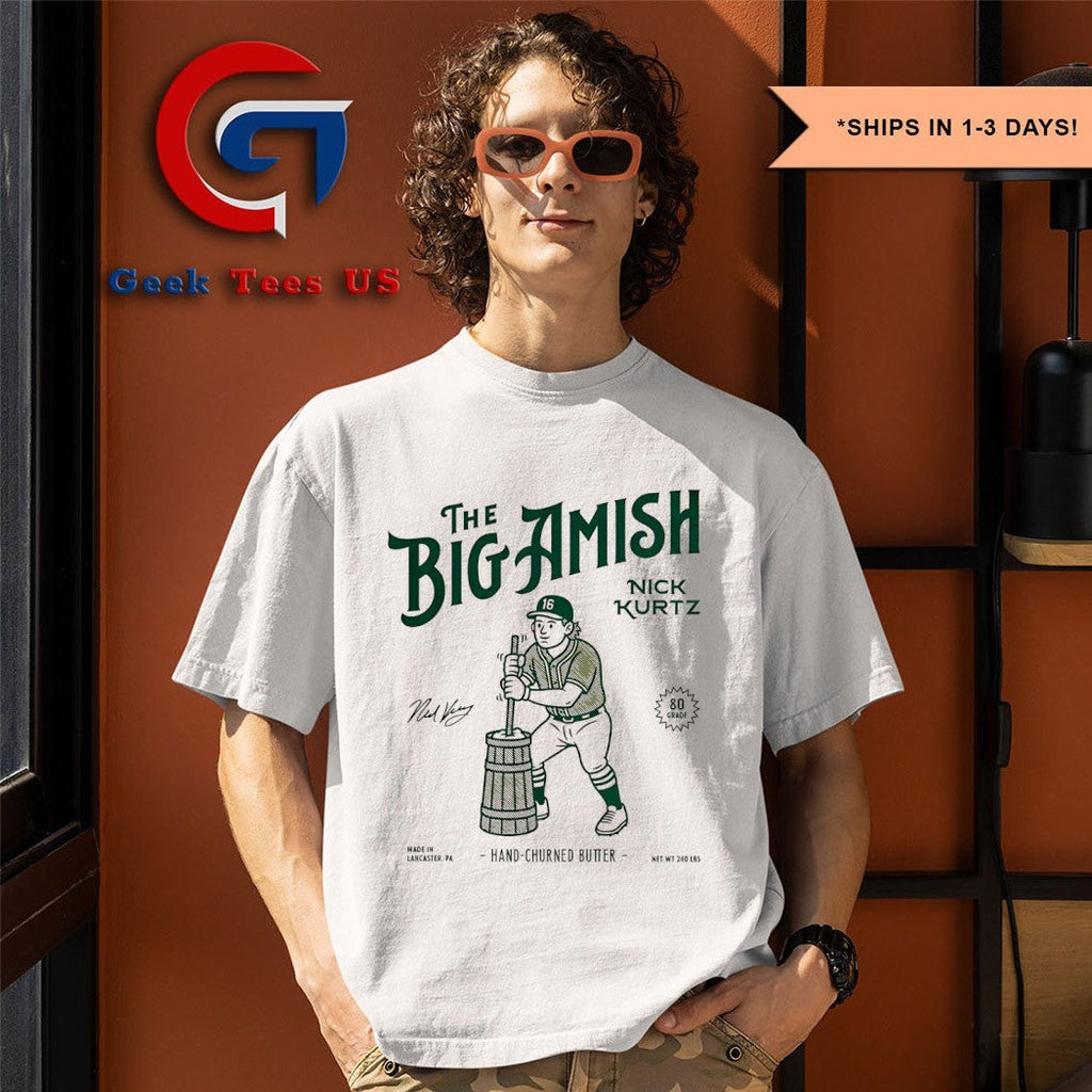 The Big Amish Nick Kurtz Oakland Athletics signature shirt