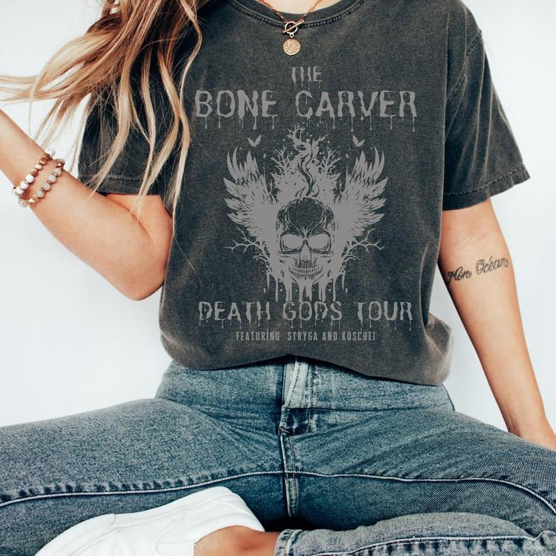The Bone Carver Shirt ACOTAR Shirt Sarah J Maas Merch Bookish Crewneck Velaris Shirt TOG Merch Crescent City Merch...