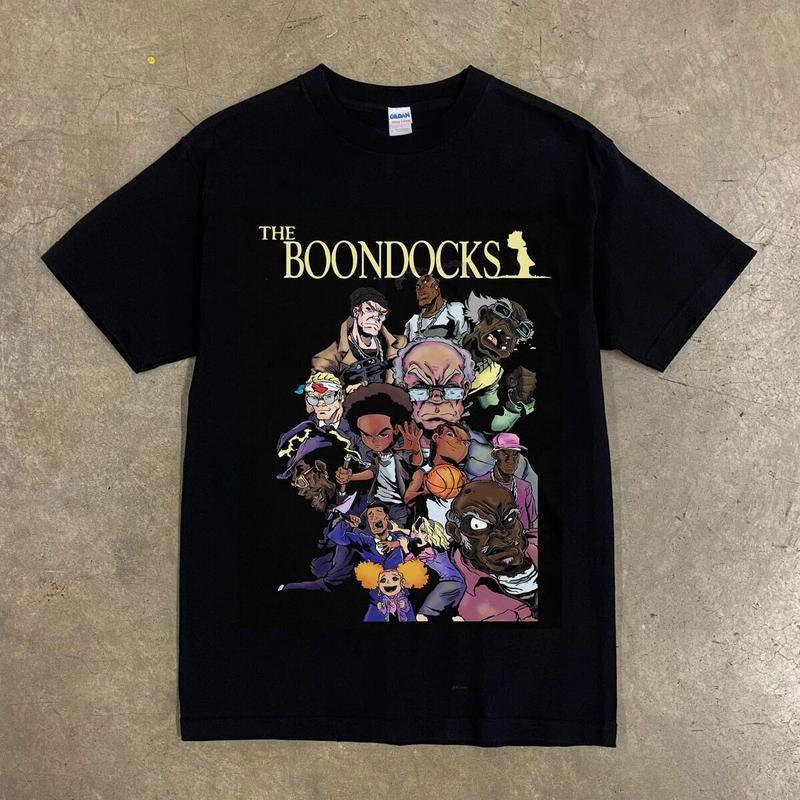 The Boondocks Anime Manga T Shirt All Size Colors Hoodie, Sweatshirt | HypeDripTees.com