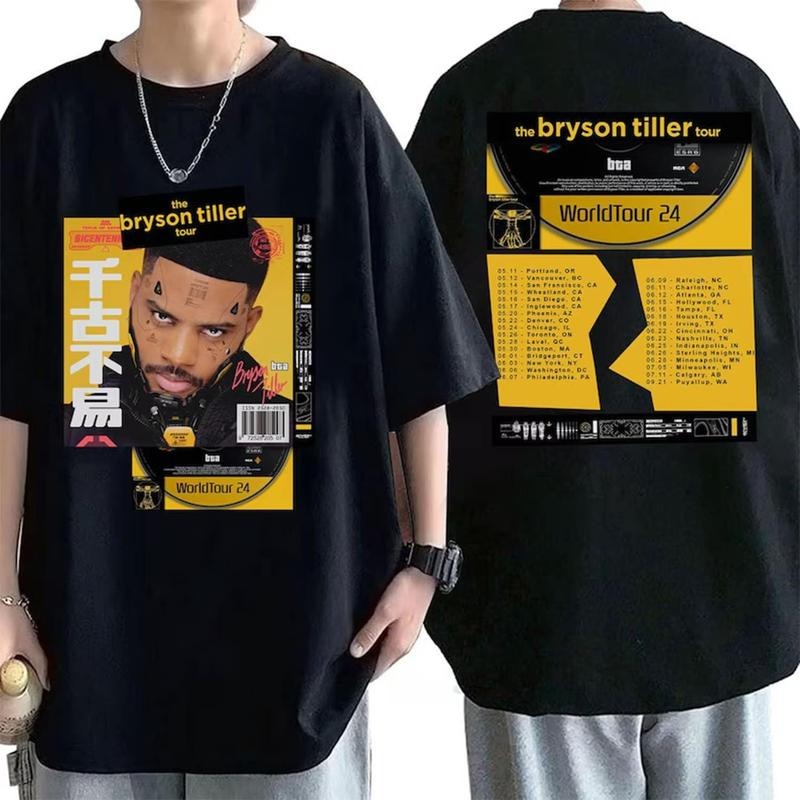 The Bryson Tiller 2024 Tour Shirt, Bryson Tiller Tour Shirt Best Price Hoodie, Sweatshirt | HypeDripTees.com