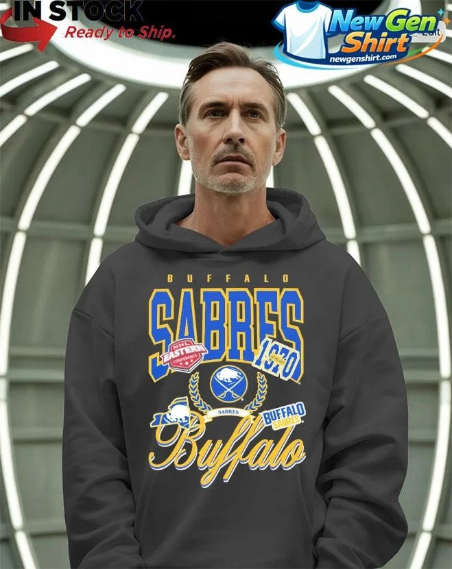 The Buffalo Sabres Sport Classics Vintage Black Shirt