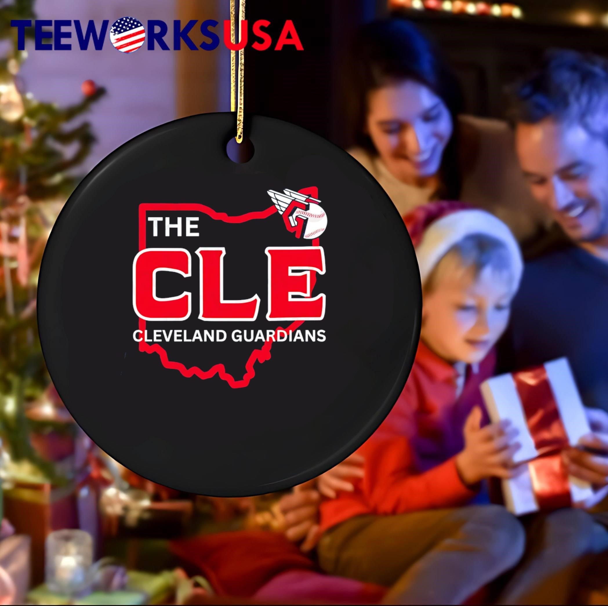 The CLE Cleveland Guardians Ohio Map T-Shirt
