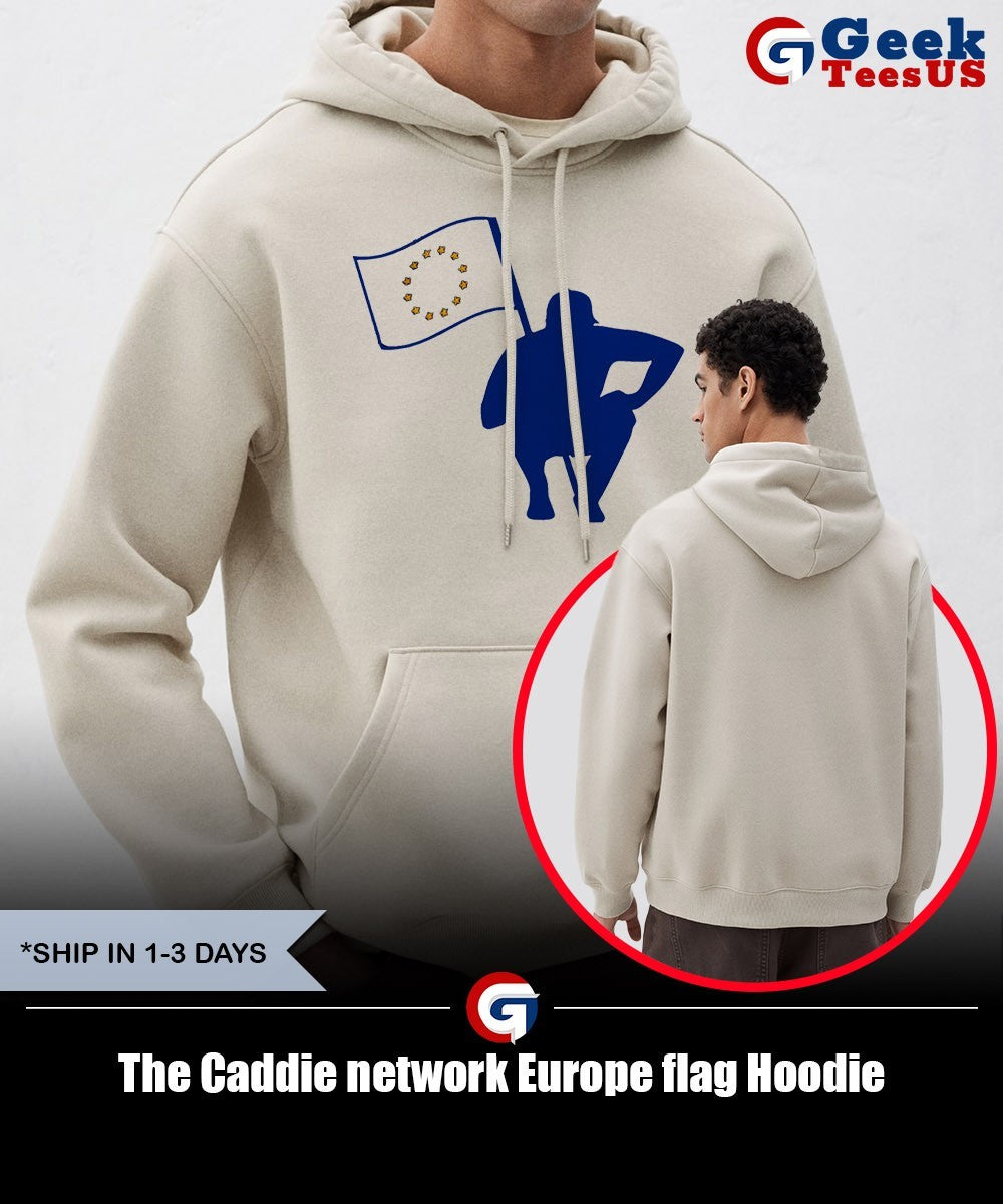 The Caddie network Europe flag shirt
