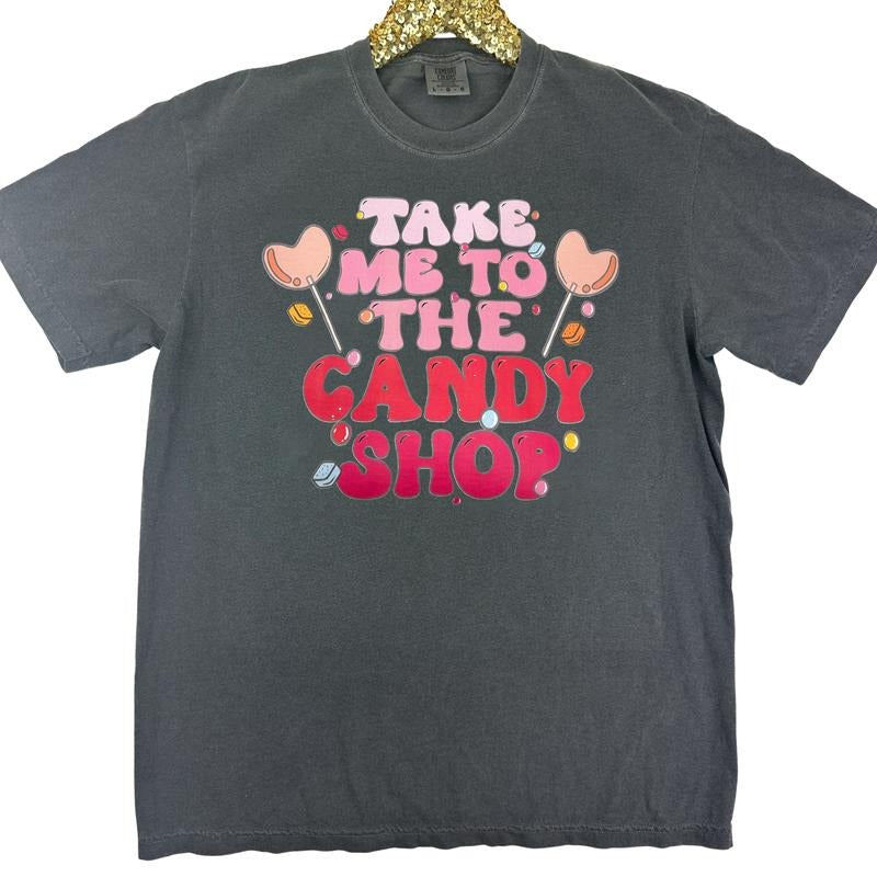 The Candy Shop Comfort Colors T-Shirt Hoodie, Sweatshirt | HypeDripTees.com