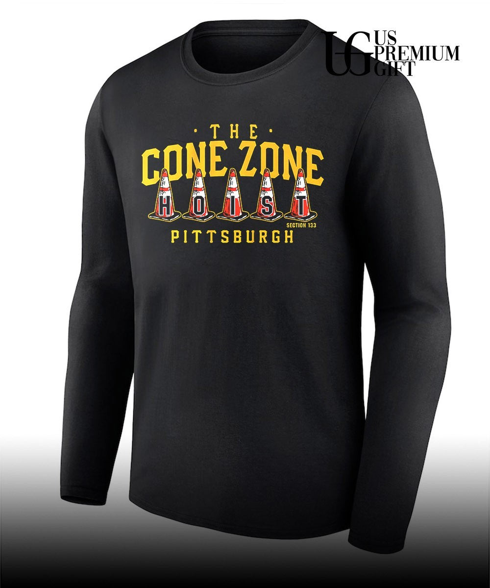 The Cone Zone Hoist Pittsburgh Pirates baseball Section 133 shirt