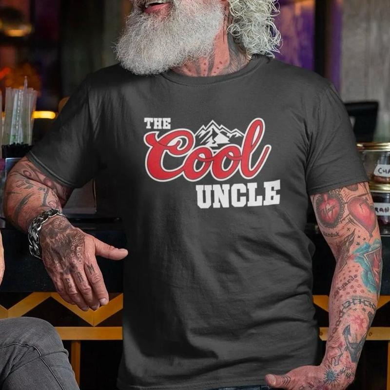 The Cool Uncle T-Shirt, Cool Uncles Club Shirt, Funny Uncle Sweatshirt, New Uncle Shirt, Pregnancy Announcement Tee,...