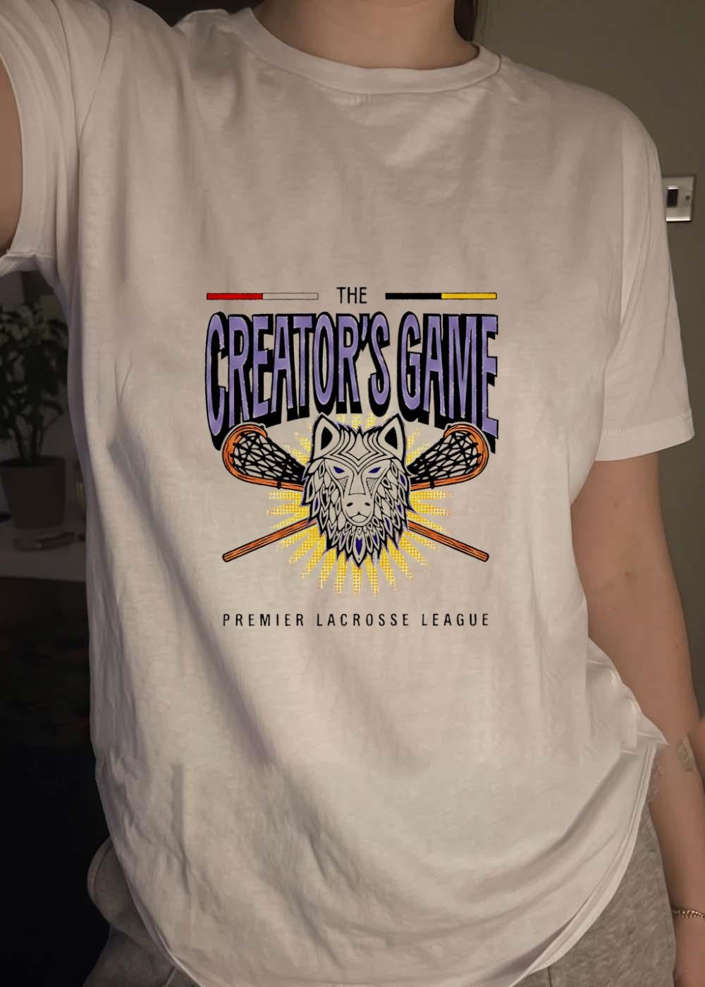 The Creator’s Game PLL Lacrosse Wolf Shirt