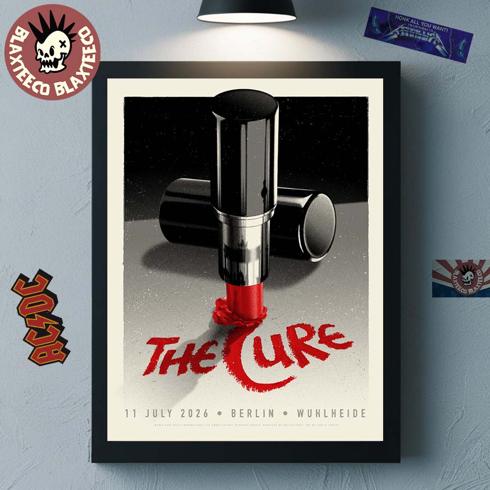 The Cure Berlin Germany 2026 Night 2 Limited Edition Event Poster At Wuhlheide On July 11 2026 Home Decor Poster Canvas