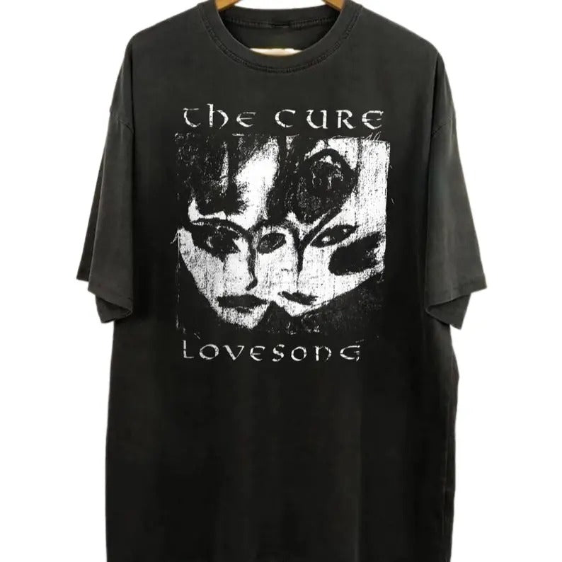 The Cure Love Song Retro Shirt, The Cure Band 90s Alt Indie Rock Shirt, The Cure Unisex T-shirt, Graphic Tee Gift For Men...