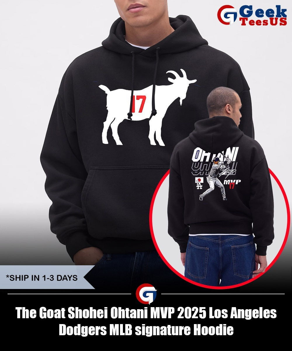 The Goat Shohei Ohtani MVP 2025 Los Angeles Dodgers MLB signature shirt