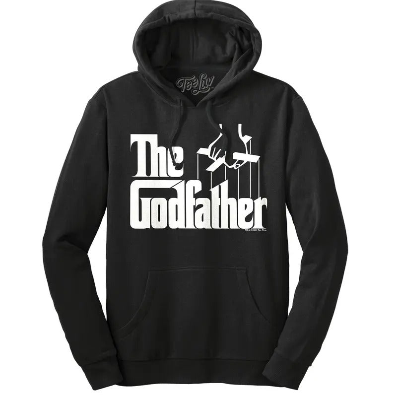 The Godfather Mafia Movie Hooded Sweatshirt - Black T-Shirts, Hoodie | HypeDripTees.com