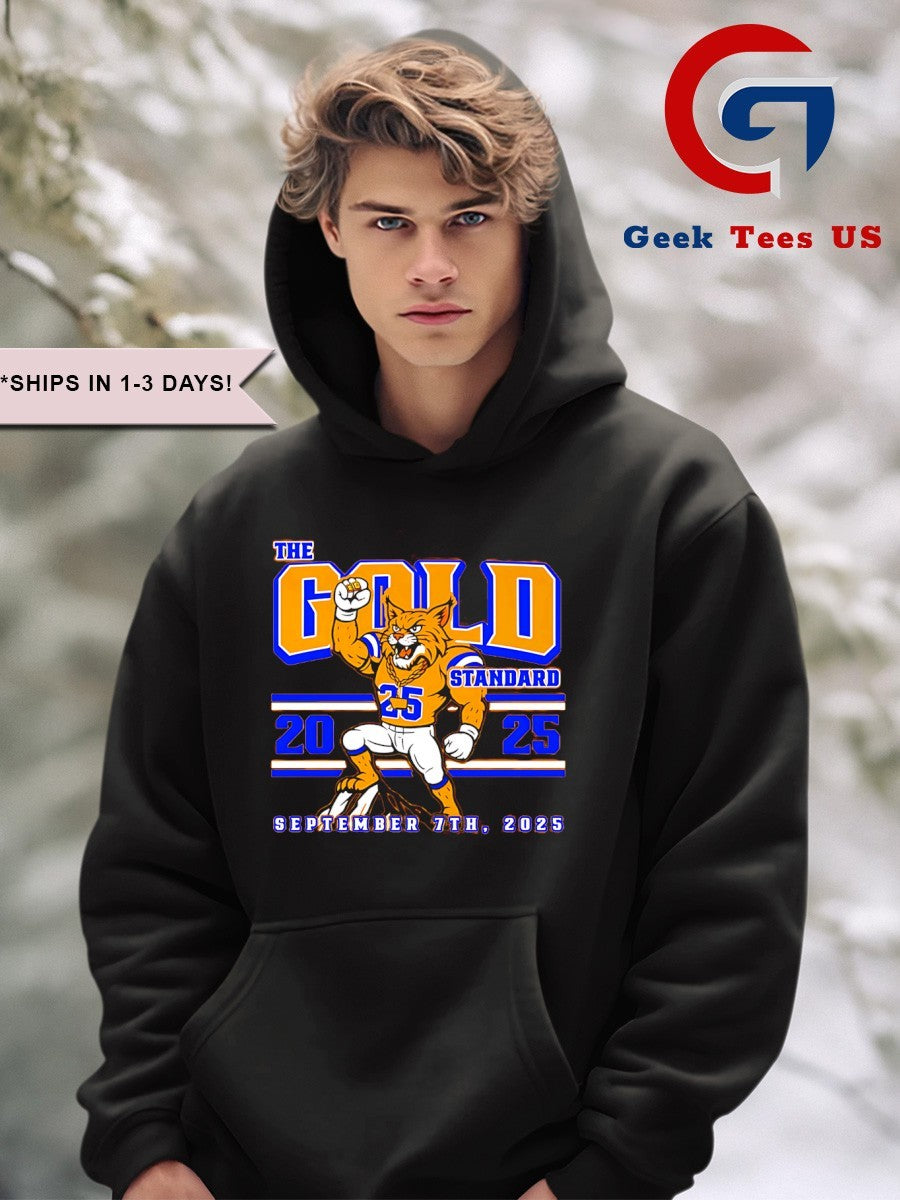 The Gold Standard 2025 mascot shirt