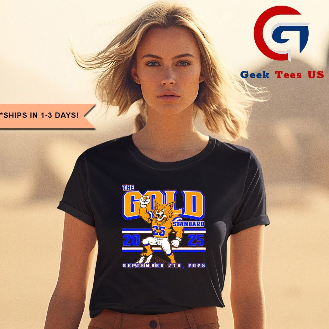 The Gold Standard 2025 mascot shirt