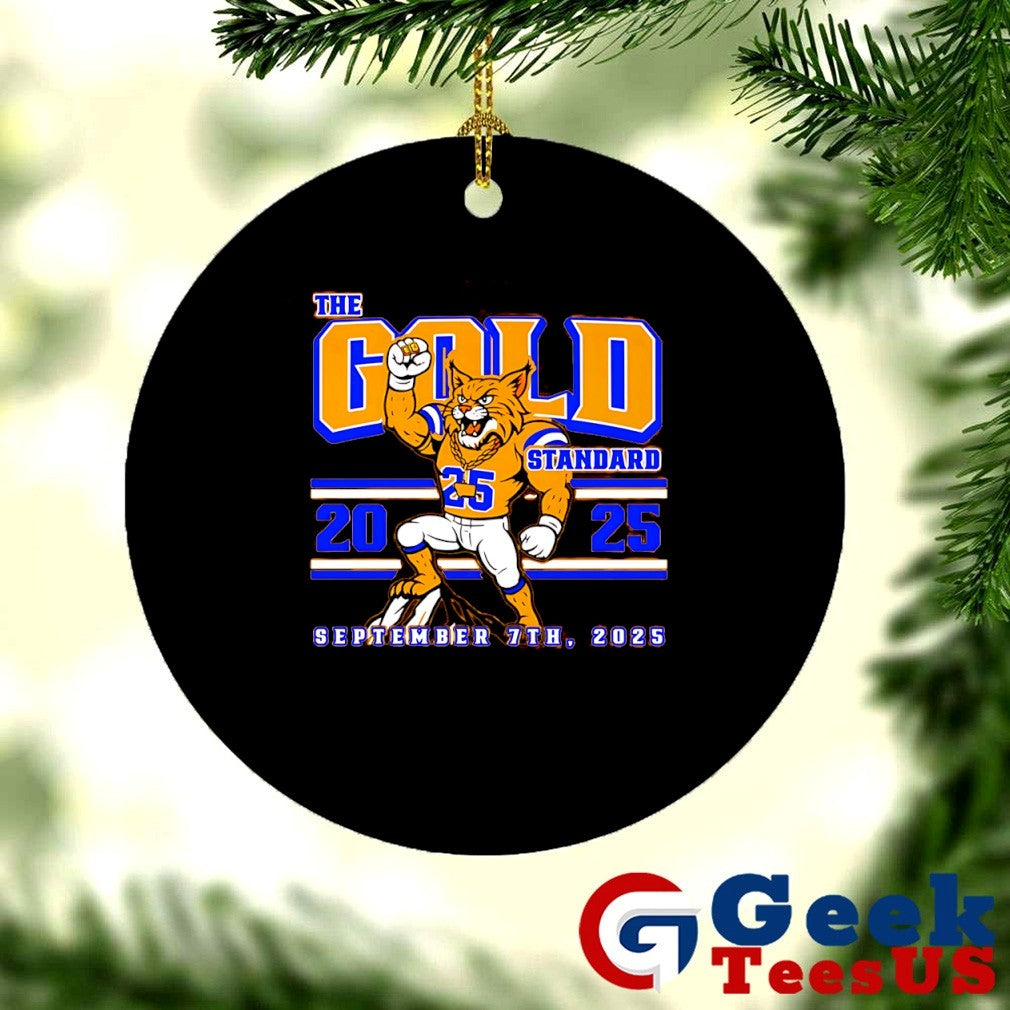 The Gold Standard 2025 mascot shirt