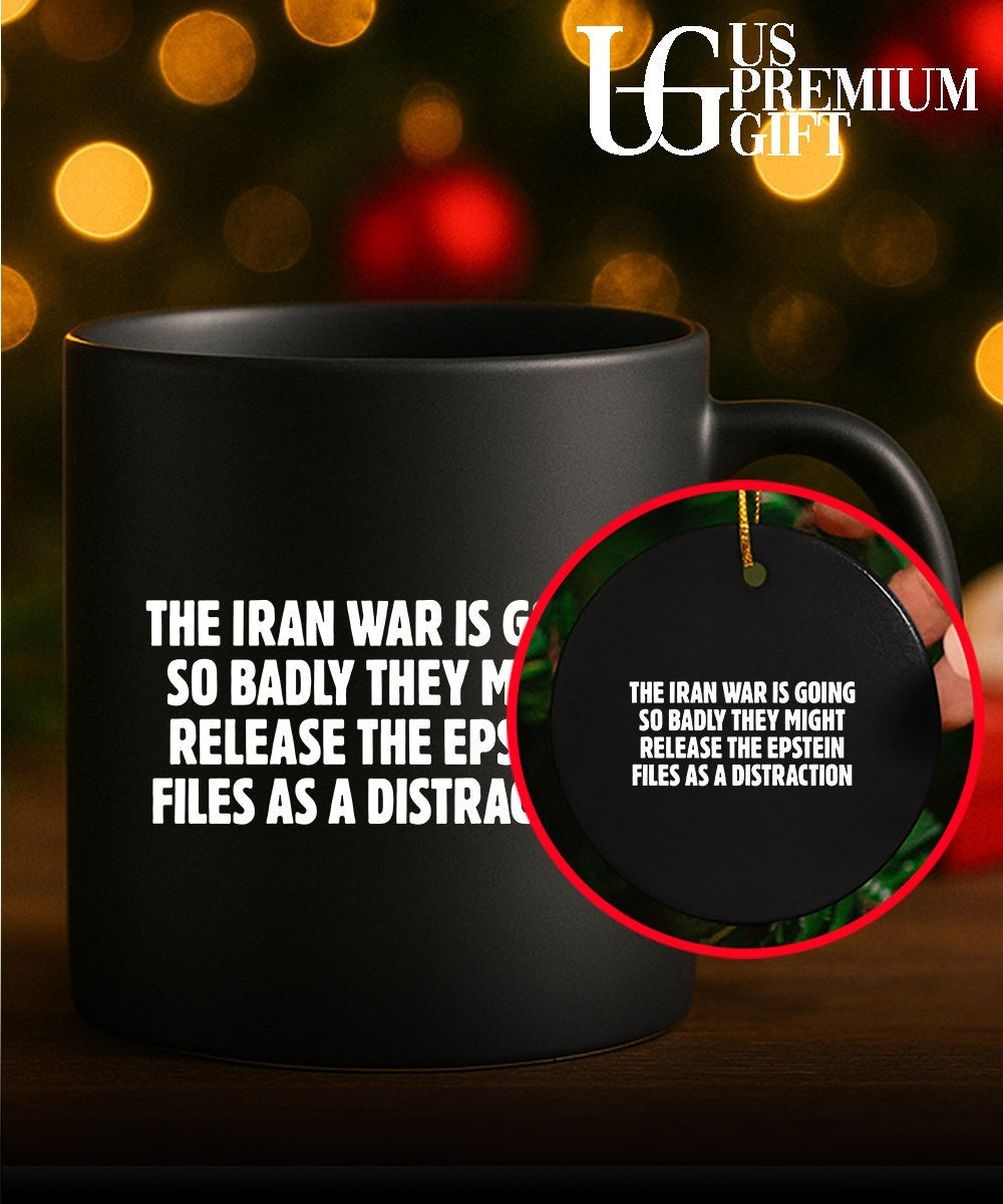 The Iran war is going so badly they might release the Epstein files as a distraction shirt