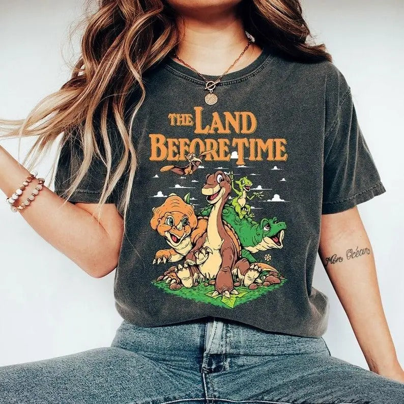 The Land Before Time Pastel Dinosaur Friends Shirt, Dinosaur Party Shirt Hoodie, Sweatshirt | HypeDripTees.com