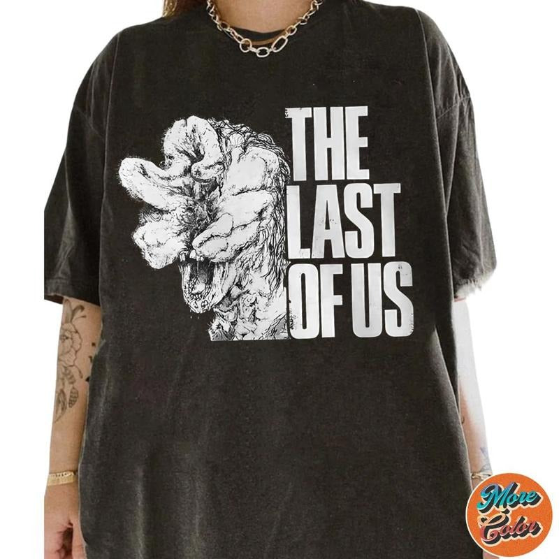 The Last Of Us II T-shirt, Clickers Zombie Movie Shirt, Cotton Unisex T-Shirt, Crew Neck, Size S- 4XL, Menswear Top,...