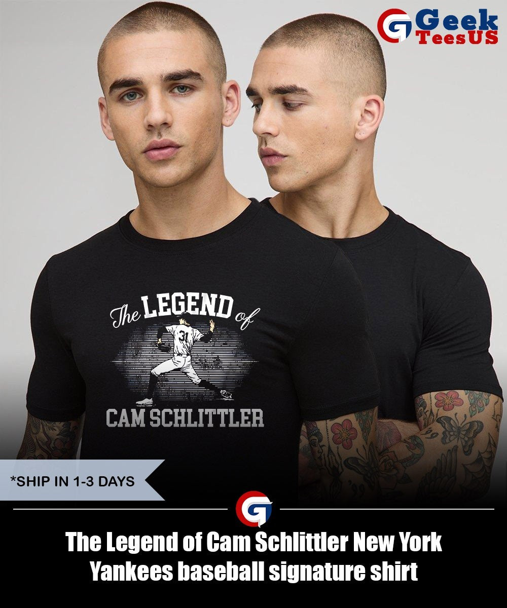 The Legend of Cam Schlittler New York Yankees baseball signature shirt