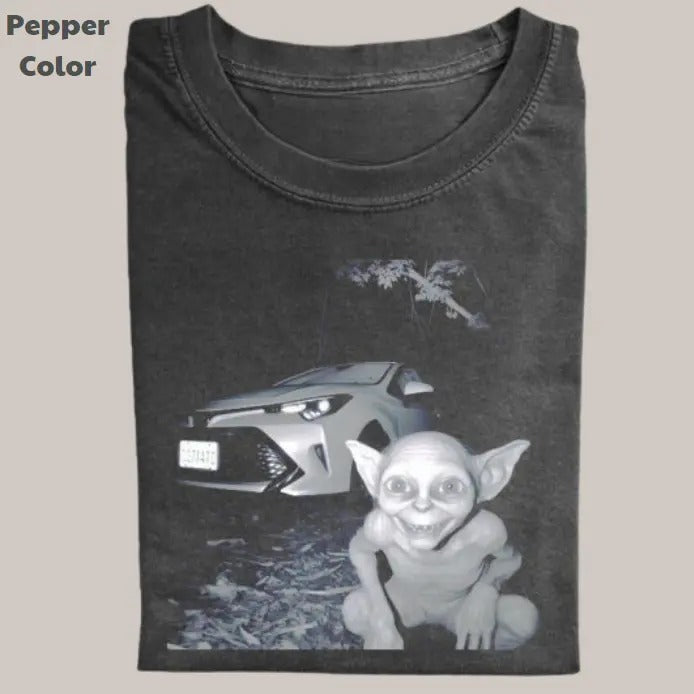 The Lord of the Rings Vintage Tee, Gollum Car T-Shirt, Movie Graphic Tee, Unisex Meme Cringe Funny Dumb Shirts, Menswear...