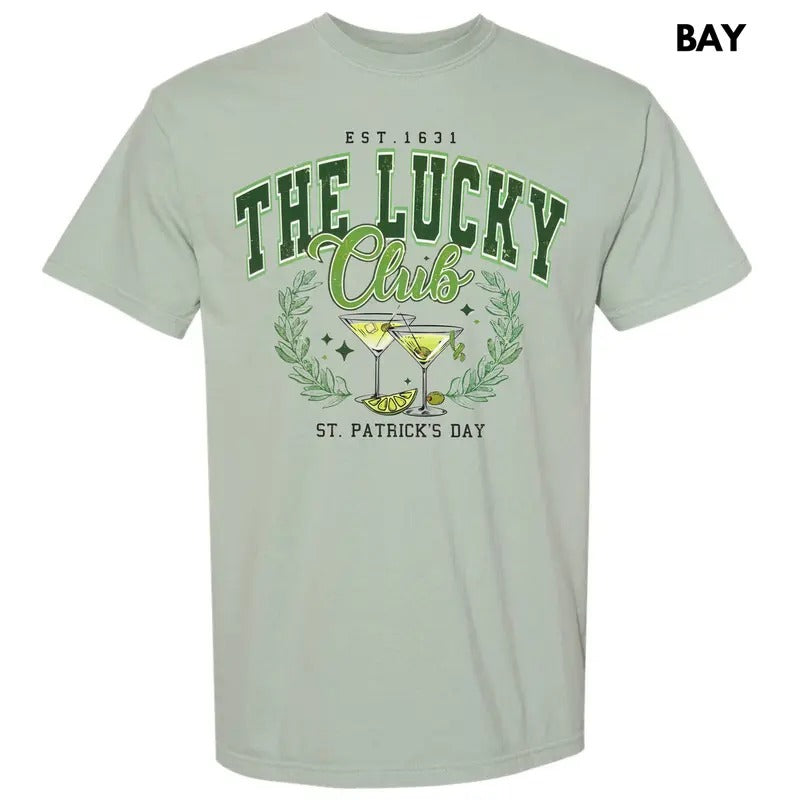 The Lucky Club Comfort Colors T-Shirt Hoodie, Sweatshirt | HypeDripTees.com