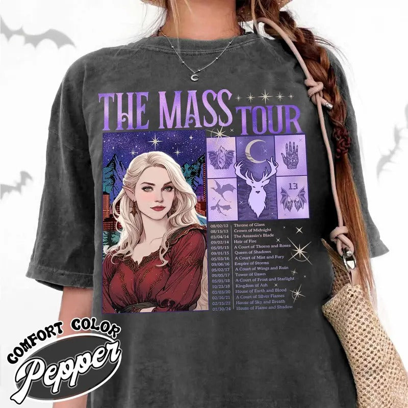 The Maas Tour Shirt, TOG , ACOTAR , ACOTAR TOG Crescent City Shirt, Sjm Tour Shirt, Comfort Cotton Hoodie, Sweatshirt