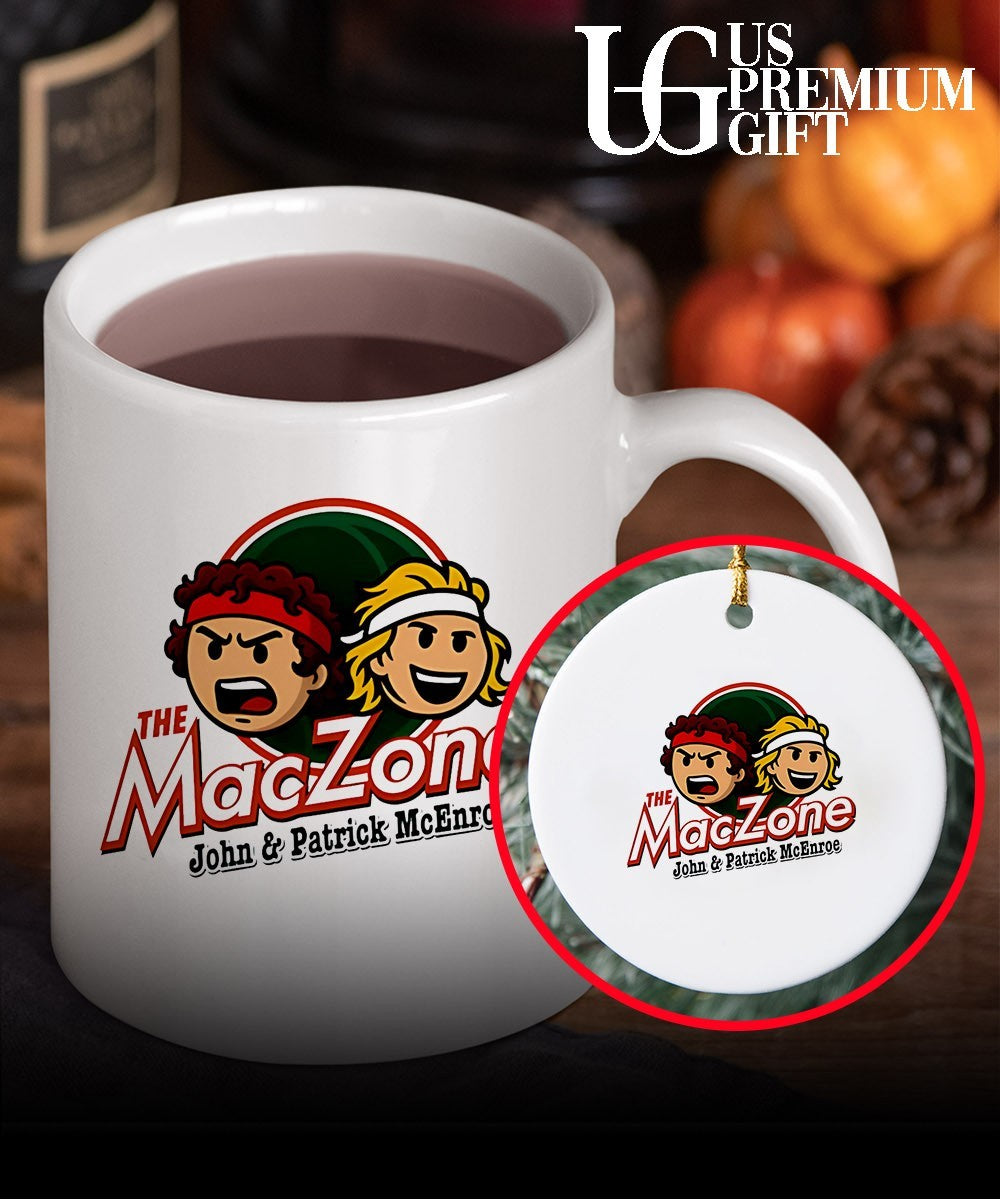 The Maczone John and Patrick Mcenroe logo shirt