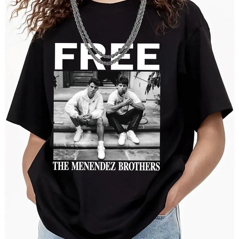 The Menendez Brothers Graphic Shirt, Lyle and Erik Menendez Shirt, Menendez Brothers T-shirt Menswear Streetwear Hoodie,...