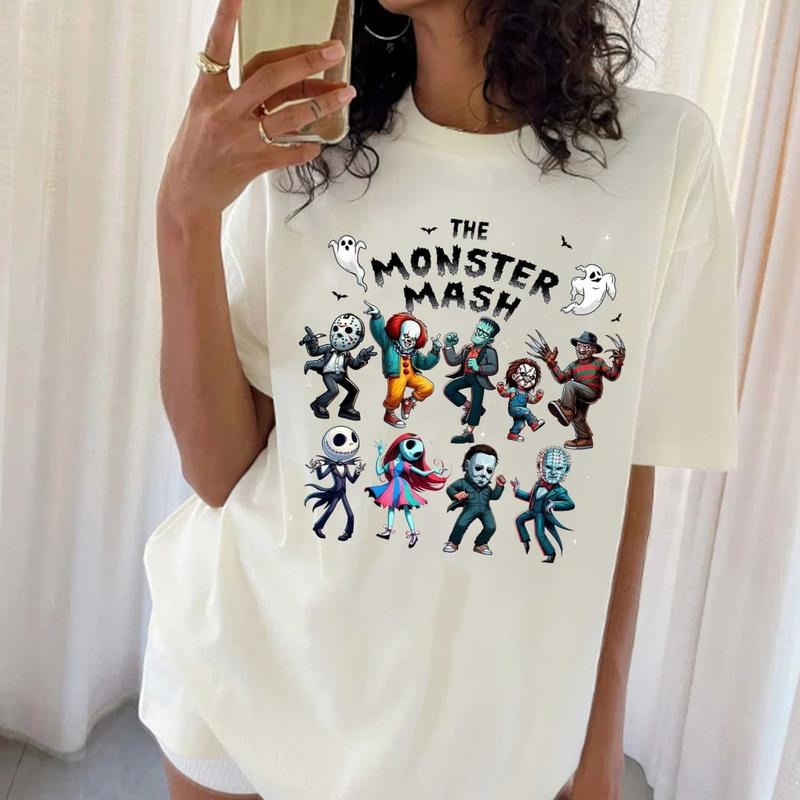 The Monster Mash Shirt, Hallowen Shirt,  Cute Fall Shirt, Spooky Season Hoodie, Sweatshirt | HypeDripTees.com