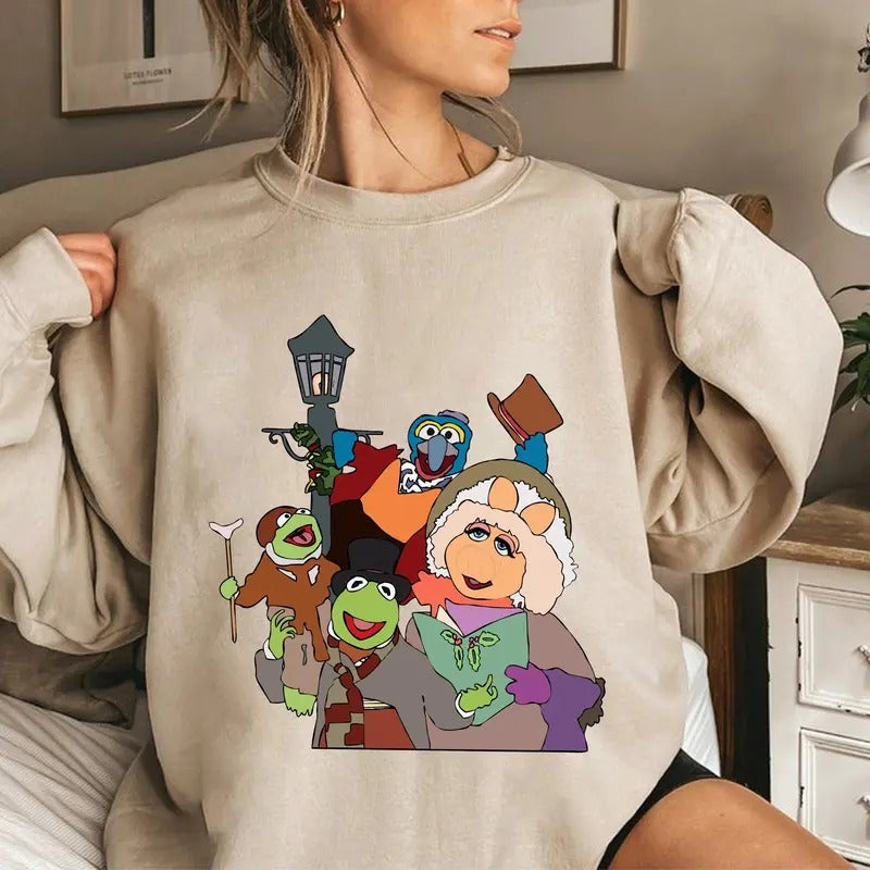 The Muppet Christmas Carol Shirt, Vintage Christmas Movies Tee Shirt, Muppet Lovers Shirt, Funny Friends Sweatshirt, Xmas...