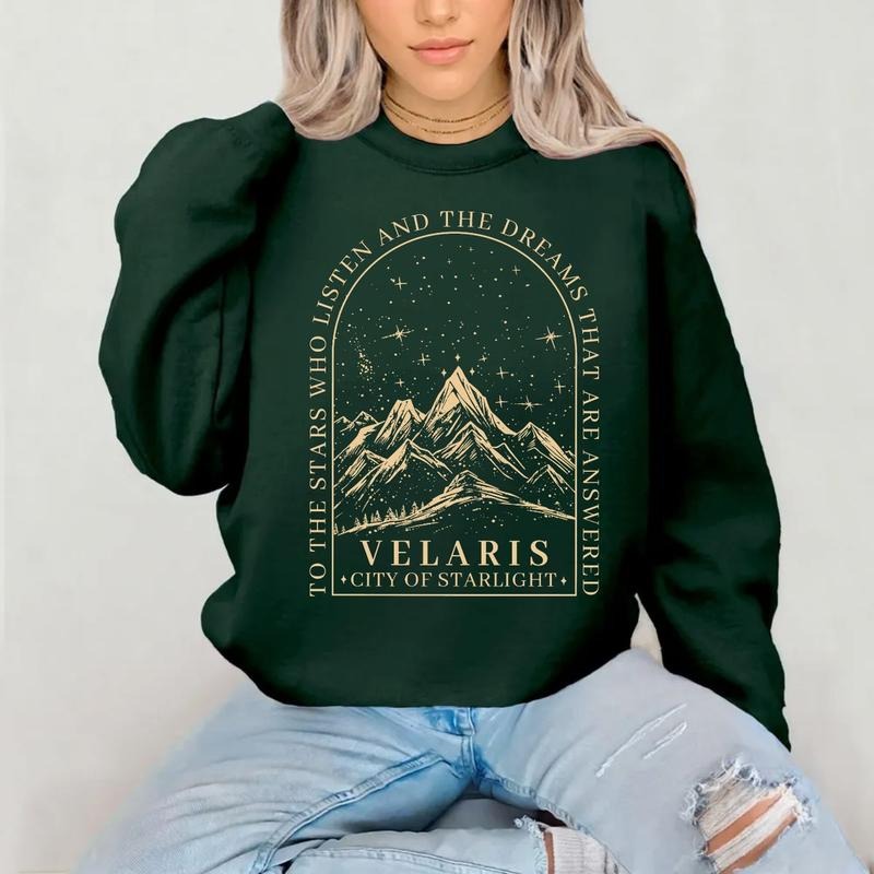 The Night Court Shirt, To The Stars Who Listen And The Dreams That Are Answer, Velaris Bookish,Velaris City Of Starlight,...