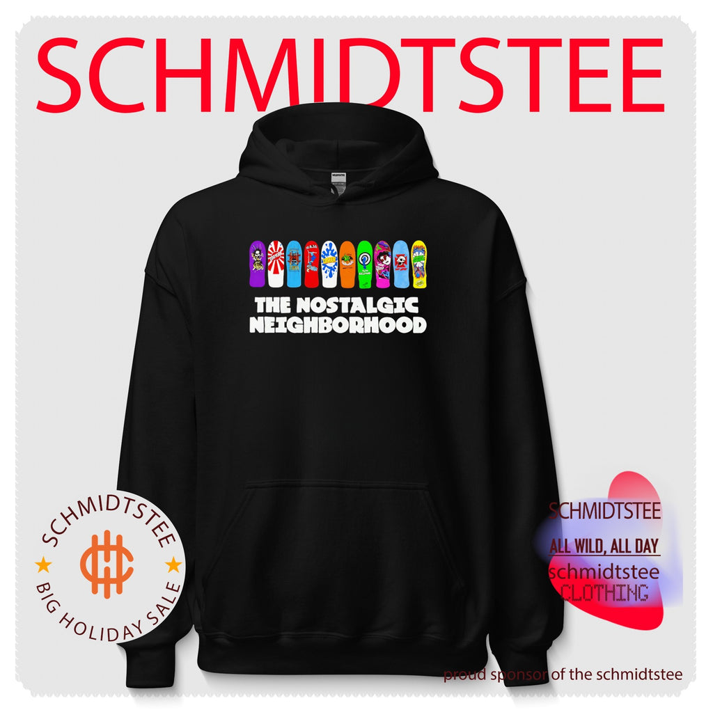 The Nostalgic Neighborhood Skateboard Deck shirt