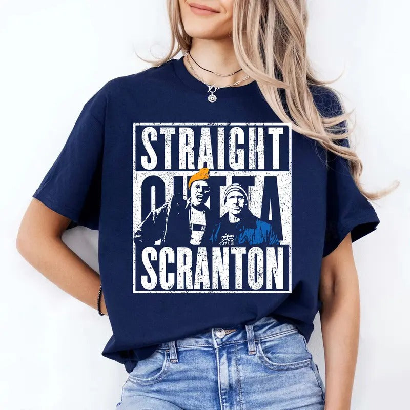 The Office Vintage Straight Outta Scranton shirt Hoodie, Sweatshirt | HypeDripTees.com