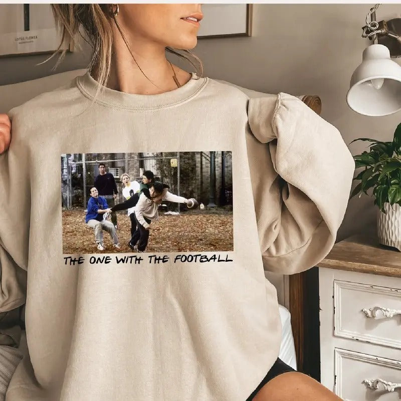 The One With The Football Shirt, The One With The Football Friendsgiving Shirt Hoodie, Sweatshirt | HypeDripTees.com