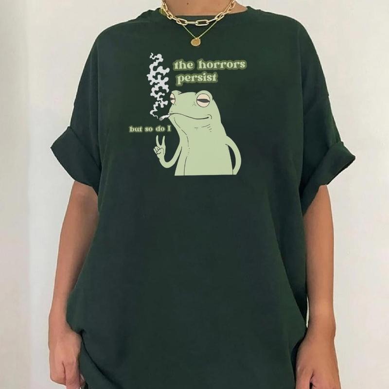 The Persist Frog Sweatshirt, Funny Froggy Crewnecks, Froggy Shirt, Funny Cottage Core, Froggy Meme, Frog Lover, Silly...