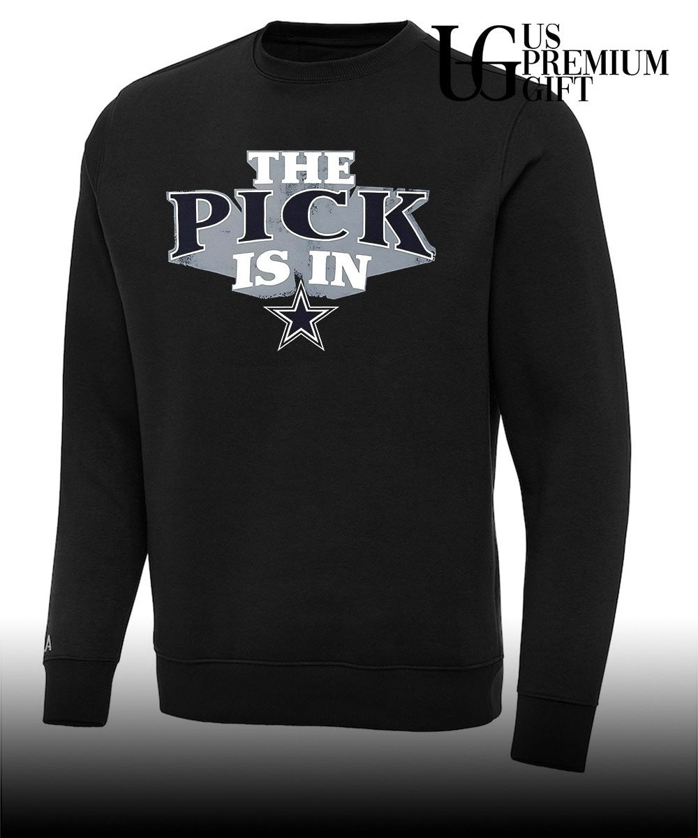 The Pick is in Dallas Cowboys Football shirt