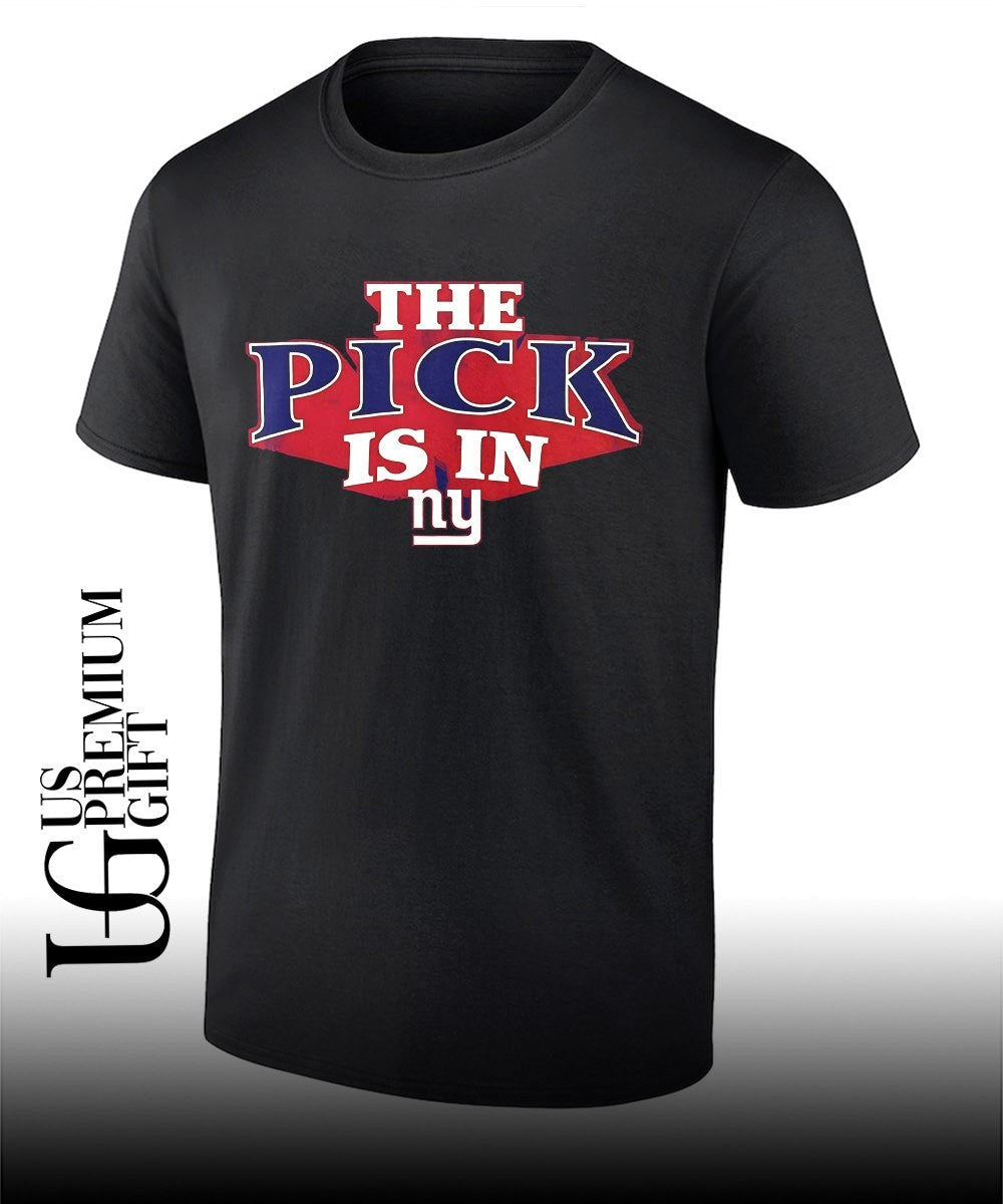 The Pick is in New York Giants Football shirt