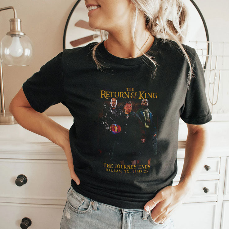 The Return Of The King The Journey Ends Dallas T Shirt