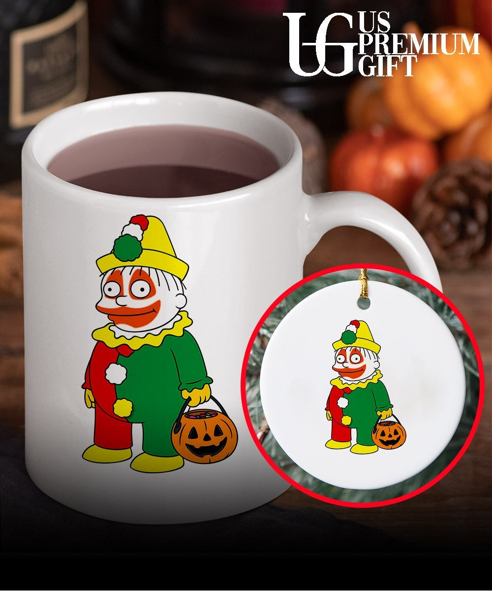 The Simpsons Halloween clown ralph shirt
