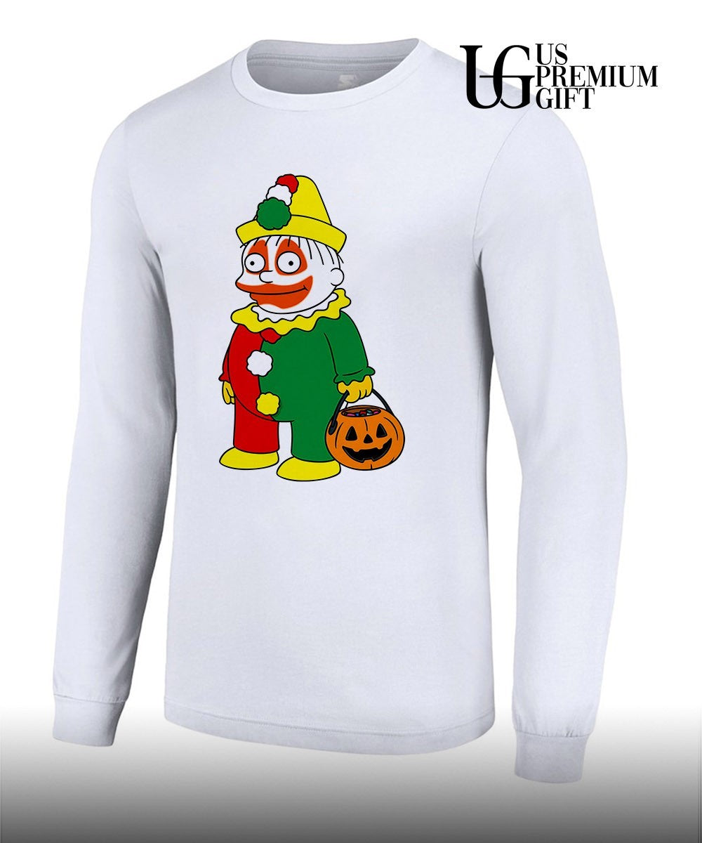 The Simpsons Halloween clown ralph shirt