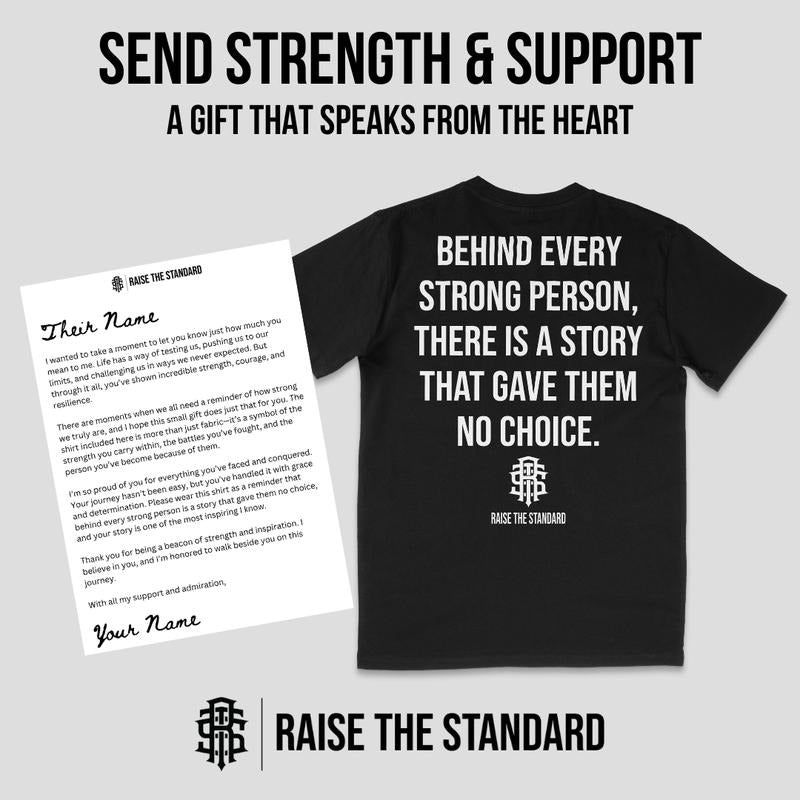 The Strength & Support Bundle T-Shirt & Custom Personalized Letter Hoodie, Sweatshirt | HypeDripTees.com