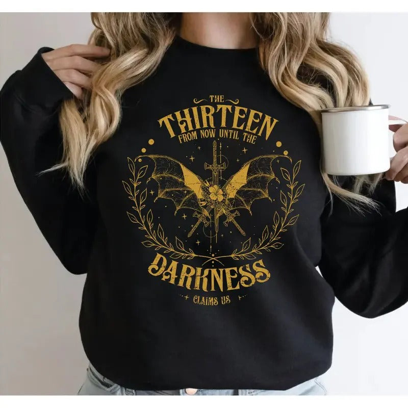 The Thirteen Throne Of Glass Shirt, From Now Until The Darkness Claims Us Tshirt, Sjm Merch, We Are The Thirteen...