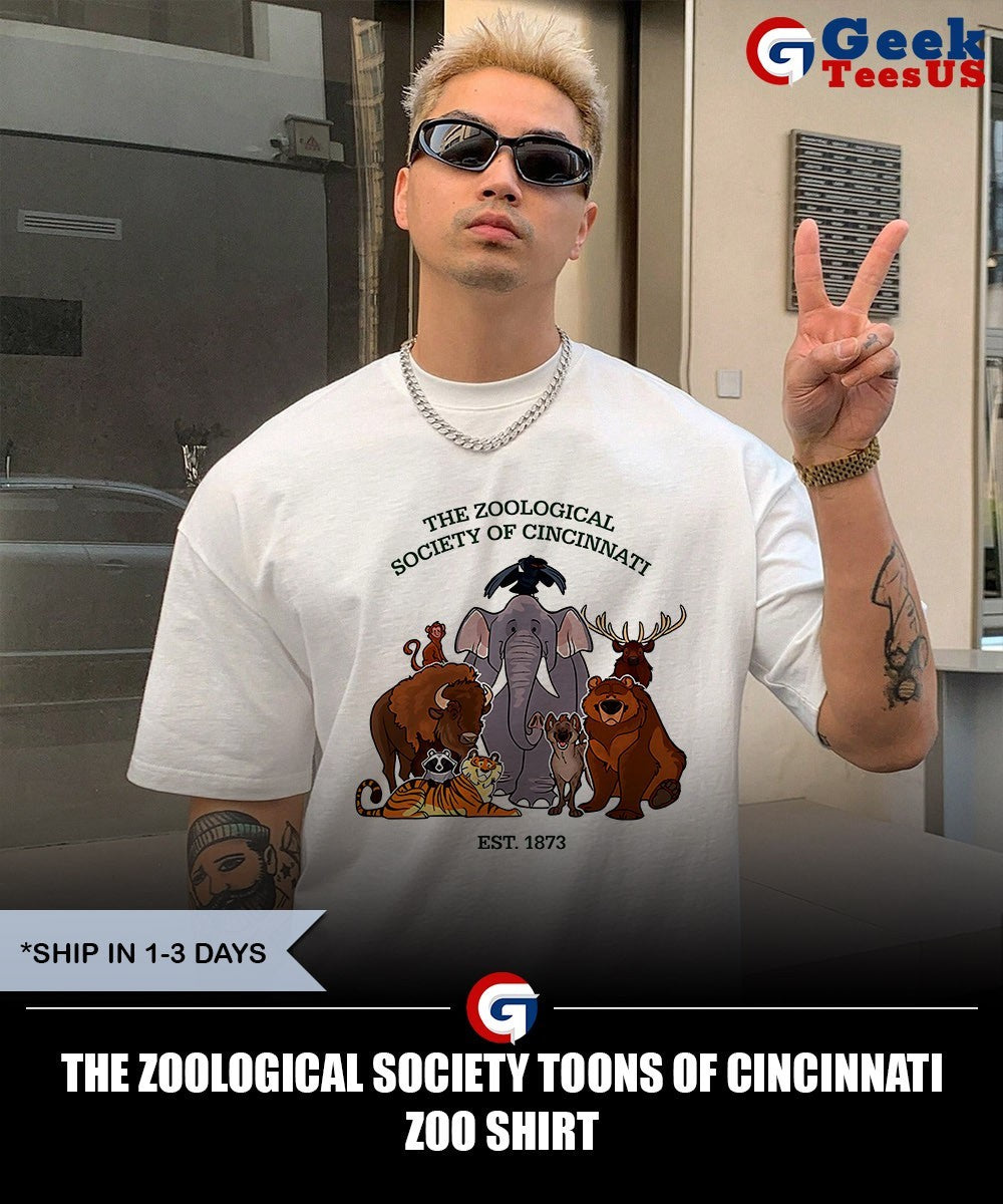 The Zoological Society Toons of Cincinnati Zoo shirt