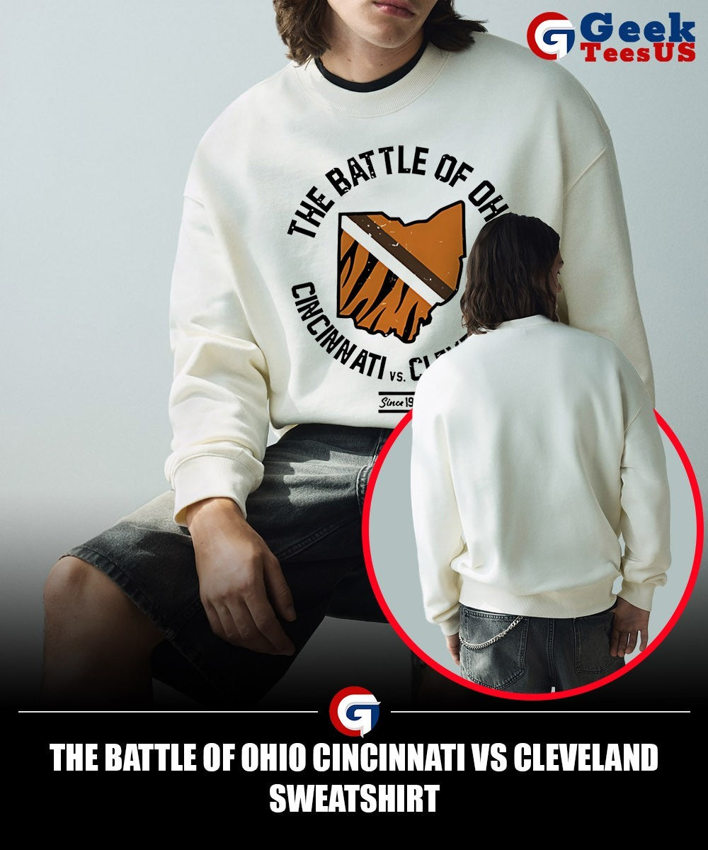 The battle of Ohio Cincinnati vs Cleveland shirt