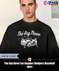 The big three Los Angeles Dodgers Baseball shirt