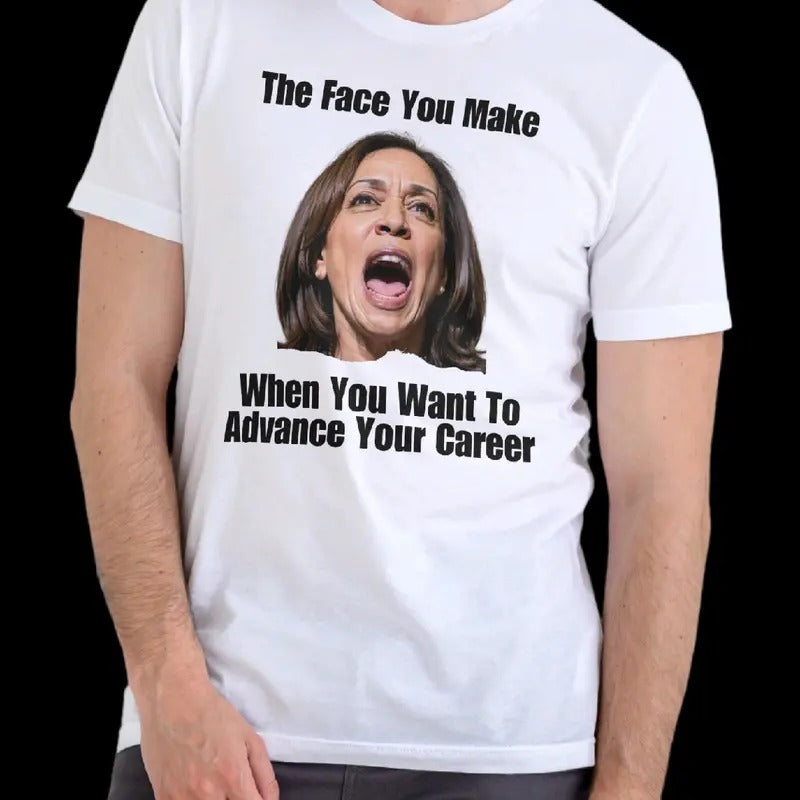 The face you make to advance your career. T-Shirt-Menswear Cotton Hoodie, Sweatshirt | HypeDripTees.com