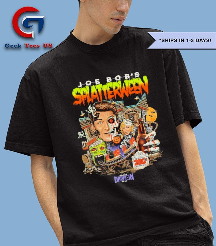 The last Drive-in Joe Bob’s splatterween shirt